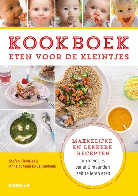 Kookboek eten voor de kleintjes – omslag van het luisterboek van Annelot Muijres,Stefan Kleintjes