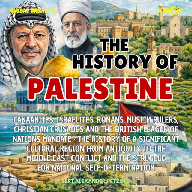 The History of Palestine - Significant Cultural Region from Antiquity to the Middle East Conflict and the Struggle for National Self-Determination - Global Basics 101 - Your Series for Modern Knowledge, Folge 18 (unabridged) – omslag til lydbogen af Bert Alexander Petzold