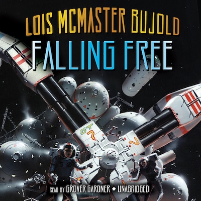 Falling Free – omslag til lydbogen af Lois McMaster Bujold