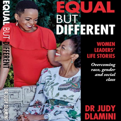 Equal but Different – omslag van het luisterboek van Judy Dlamini