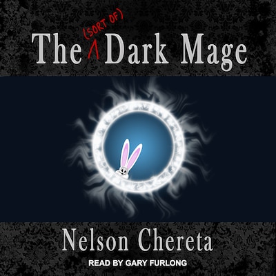 The (sort of) Dark Mage – omslag til lydbogen af Nelson Chereta