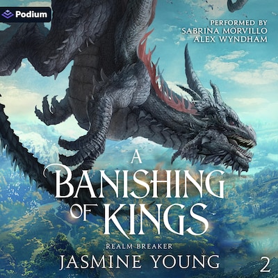 A Banishing of Kings – omslag til lydbogen af Jasmine Young