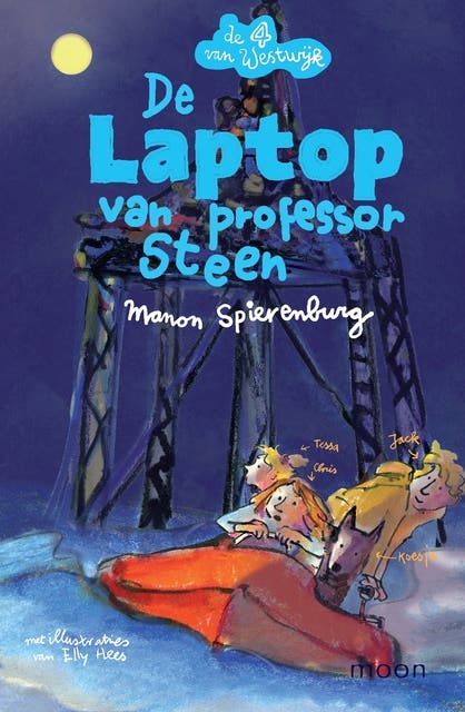 De laptop van professor Steen – omslag van het luisterboek van Manon Spierenburg