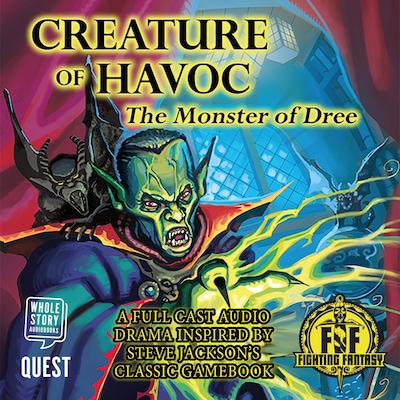 Creature of Havoc: The Monster of Dree – omslag til lydbogen af David Smith