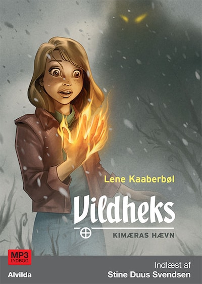 Vildheks 3: Kimæras hævn – omslag til lydbogen af Lene Kaaberbøl