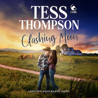 Clashing Moon – omslag til lydbogen af Tess Thompson