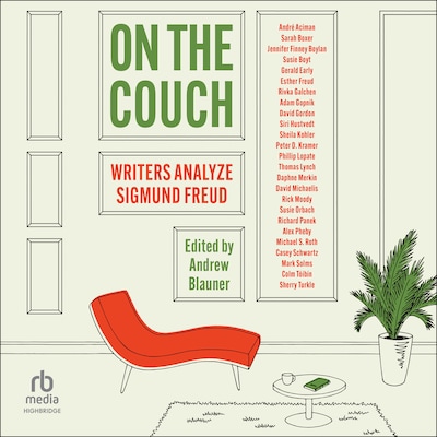 On the Couch – omslag til lydbogen af Siri Hustvedt, Andre Aciman, Jennifer Finney Boylan