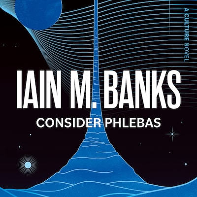 Consider Phlebas – omslag til lydbogen af Iain M. Banks
