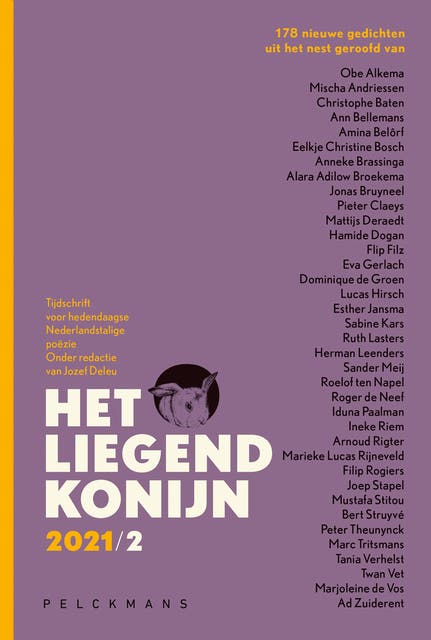 Het Liegend Konijn 2021/2: Tijdschrift voor hedendaagse Nederlandstalige poëzie