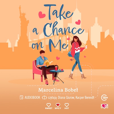 Take a chance on me – okładka audiobooka, autor Marcelina Bobeł