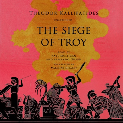 The Siege of Troy – omslag til lydbogen af Theodor Kallifatides