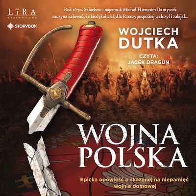 Wojna polska – okładka audiobooka, autor Wojciech Dutka