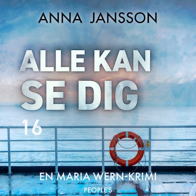 Alle kan se dig – omslag til lydbogen af Anna Jansson