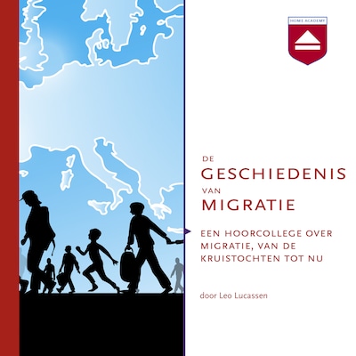 De geschiedenis van migratie – omslag van het luisterboek van Leo Lucassen