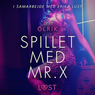 Spillet med Mr. X – omslag til lydbogen af Olrik