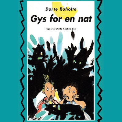 Adam og Emil 4 – Gys for en nat – omslag til lydbogen af Dorte Roholte