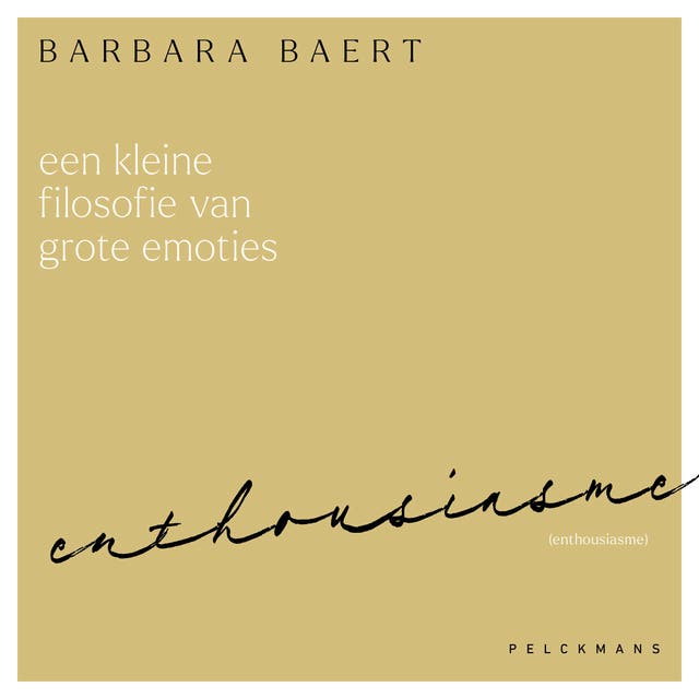 Enthousiasme – omslag van het luisterboek van Barbara Baert