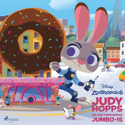 Zootropolis - Judy Hopps og den forsvundne jumbo-is – omslag til lydbogen af Disney