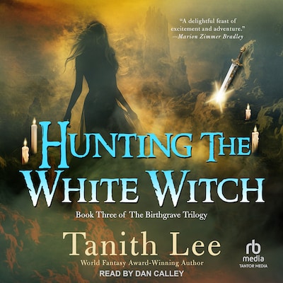 Hunting the White Witch – omslag til lydbogen af Tanith Lee