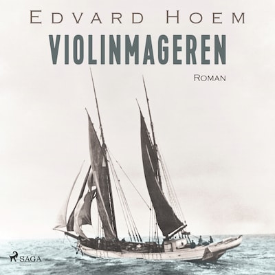 Violinmageren – omslag til lydbogen af Edvard Hoem