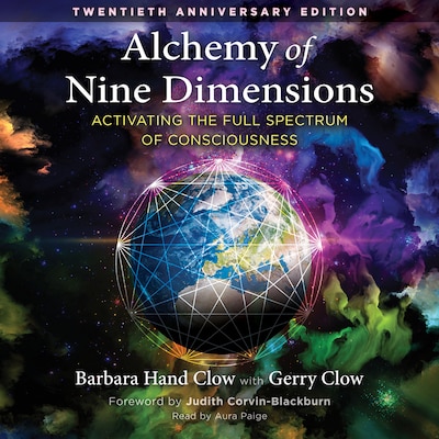 Alchemy of Nine Dimensions – omslag til lydbogen af Barbara Hand Clow