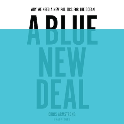 A Blue New Deal – omslag til lydbogen af Chris Armstrong