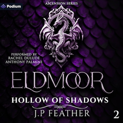 Eldmoor: Hollow of Shadows – omslag til lydbogen af J.P. Feather