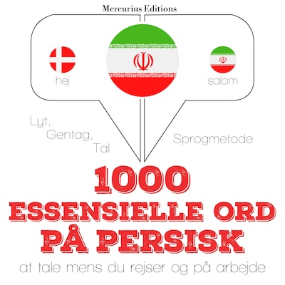 1000 essentielle ord på persisk – omslag til lydbogen af JM Gardner