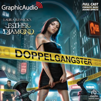 Doppelgangster [Dramatized Adaptation] – omslag til lydbogen af Laura Resnick