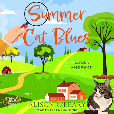 Summer Cat Blues – omslag til lydbogen af Alison O'Leary