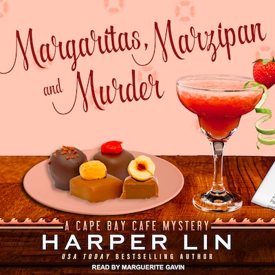 Margaritas, Marzipan, and Murder – omslag til lydbogen af Harper Lin