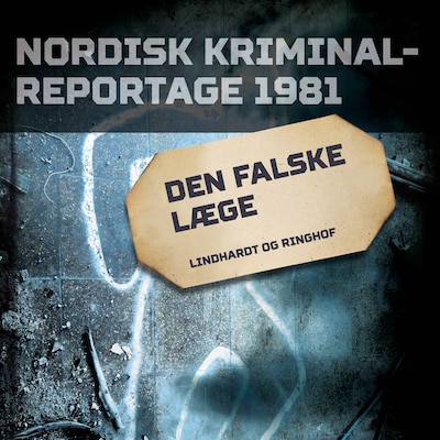 Den falske læge – omslag til lydbogen af diverse
