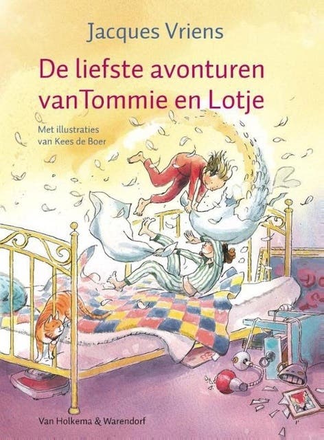 Liefste avonturen van Tommie en Lotje – omslag van het luisterboek van Jacques Vriens