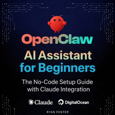 OpenClaw AI Assistant for Beginners – omslag til lydbogen af Ryan Foster