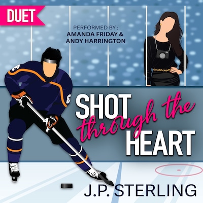 Shot Through the Heart – omslag til lydbogen af J.P. Sterling