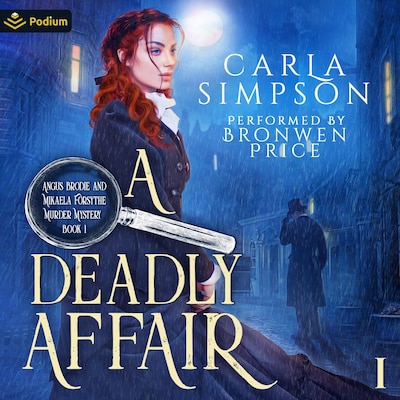 A Deadly Affair – omslag til lydbogen af Carla Simpson