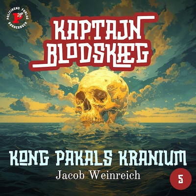Kong Pakals kranium – omslag til lydbogen af Jacob Weinreich