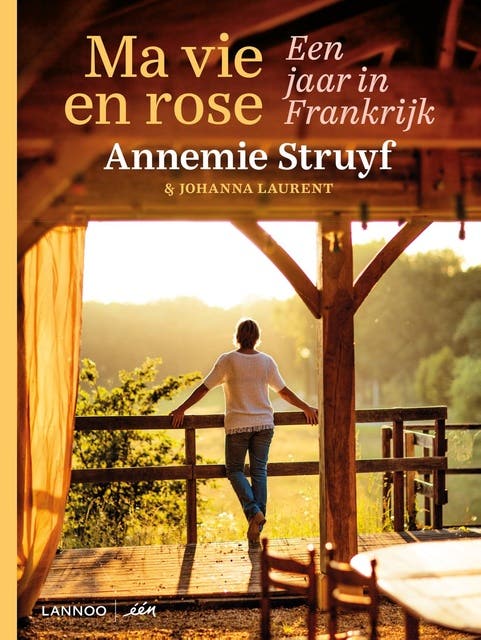 Ma vie en rose: een jaar in Frankrijk – omslag van het luisterboek van Annemie Struyf