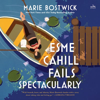 Esme Cahill Fails Spectacularly – omslag til lydbogen af Marie Bostwick