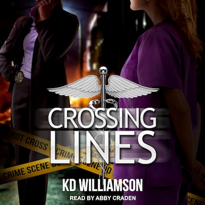 Crossing Lines – omslag til lydbogen af KD Williamson