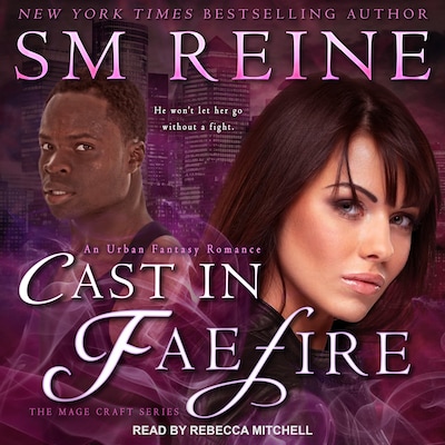 Cast in Faefire – omslag til lydbogen af SM Reine