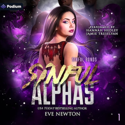 Sinful Alphas – omslag til lydbogen af Eve Newton