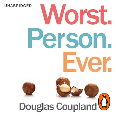 Worst. Person. Ever. – omslag til lydbogen af Douglas Coupland