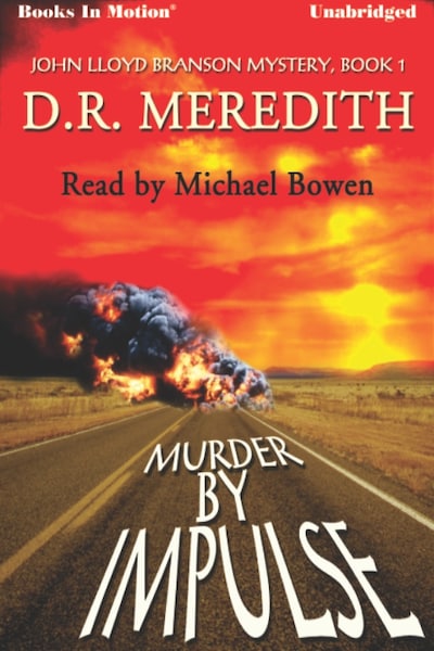 Murder By Impulse – omslag til lydbogen af D.R. Meredith