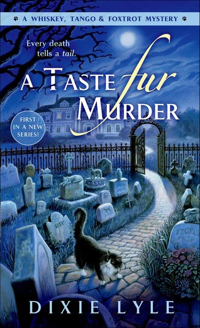 A Taste Fur Murder – omslag til lydbogen af Dixie Lyle