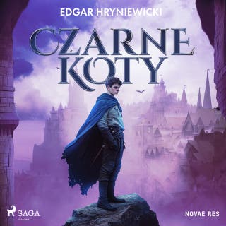 Czarne koty – okładka audiobooka, autor Edgar Hryniewicki