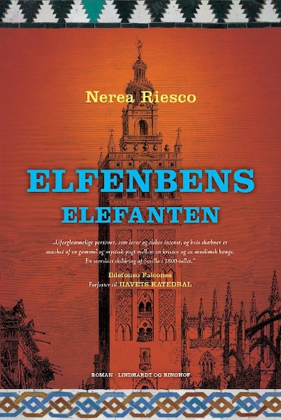 Elfenbenselefanten – omslag til lydbogen af Nerea Riesco
