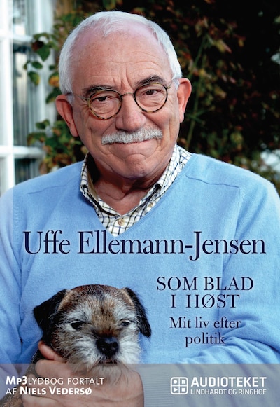 Som blad i høst - Mit liv efter politik – omslag til lydbogen af Uffe Ellemann-Jensen