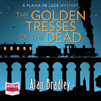 The Golden Tresses of the Dead – omslag til lydbogen af Alan Bradley