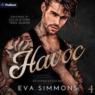 Havoc: Twisted Kings MC, Book 4 – omslag till ljudboken av Eva Simmons